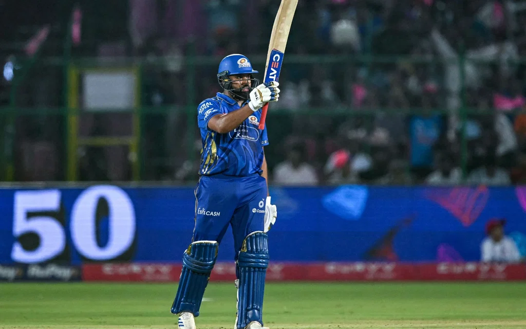 Rohit Sharma in MI colours [Source: AFP]