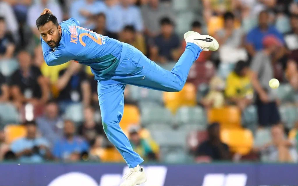 Krunal Pandya's outstanding spell (Source:@ICC/x.com)