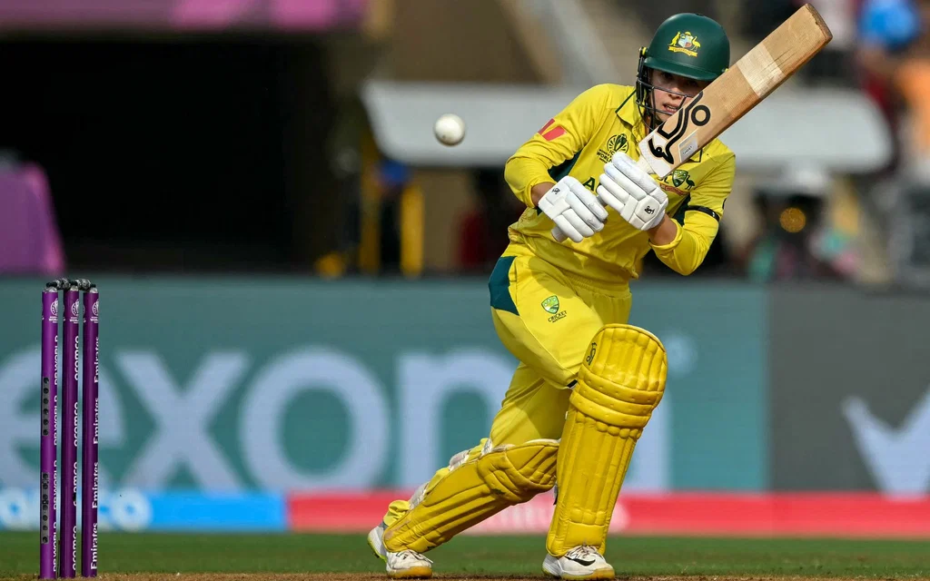 Phoebe Litchfield in action [Source: AFP]