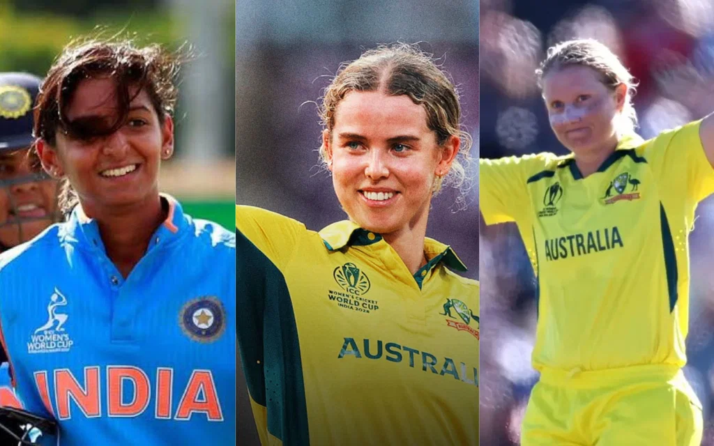Fastest centuries in Women's World Cup knockouts [Source: @JohnyBravo183, @AusWomenCricket, @lilbrownykid/x]
