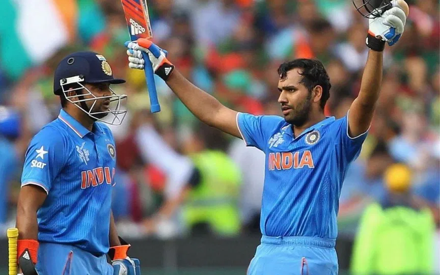 2. रोहित शर्मा - 137 बनाम बांग्लादेश (2015 पुरुष विश्व कप क्वार्टर फाइनल) [स्रोत: @CricCrazyJohns/X.com]