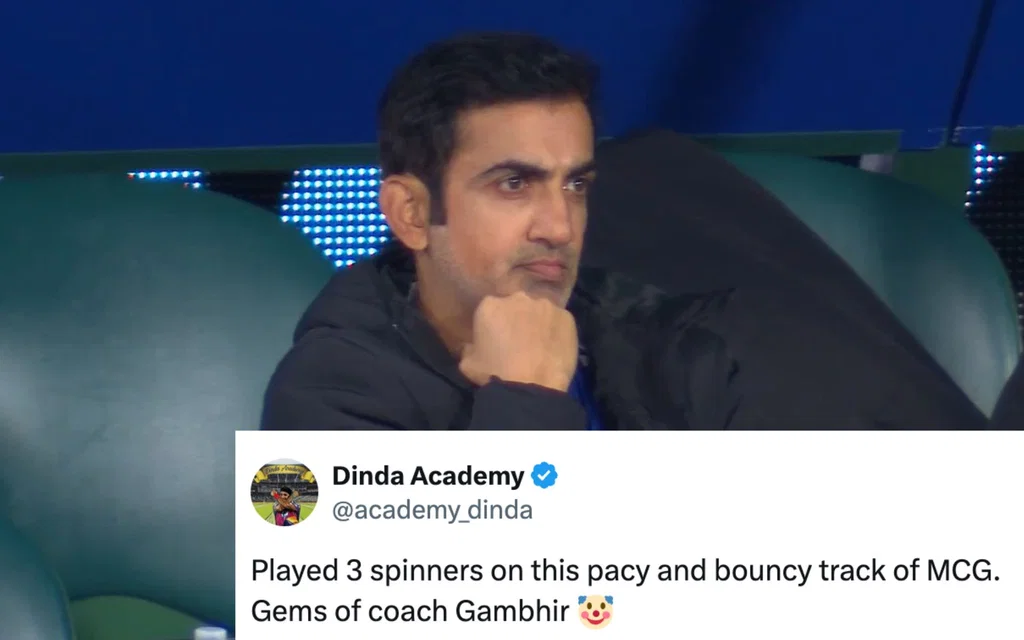 Internet reaction on Gautam Gambhir [Source: @academy_dinda/X.com]
