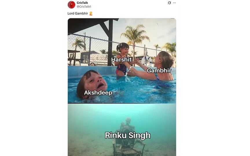 प्रशंसक ट्वीट [स्रोत: @CricTalk1/X.com]