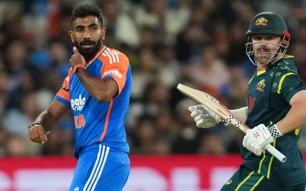 Jasprit Bumrah's spell under scrutiny [Source: @CatchOfThe40986/X.com]