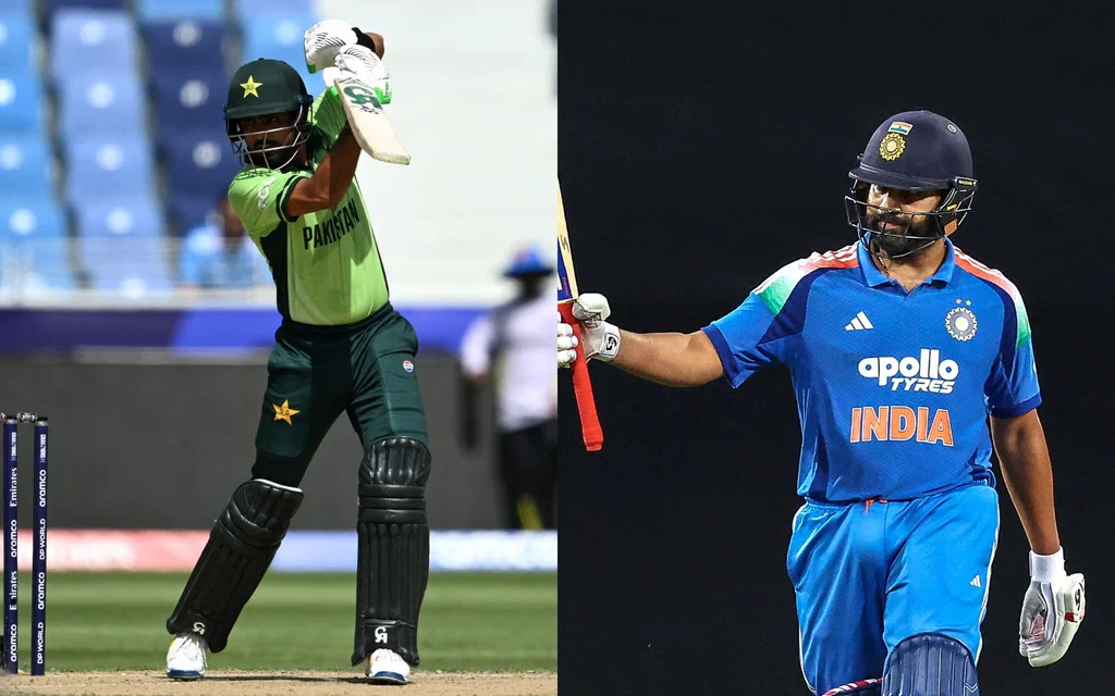 Babar Azam went past Rohit Sharma in T20Is [Source: AFP]