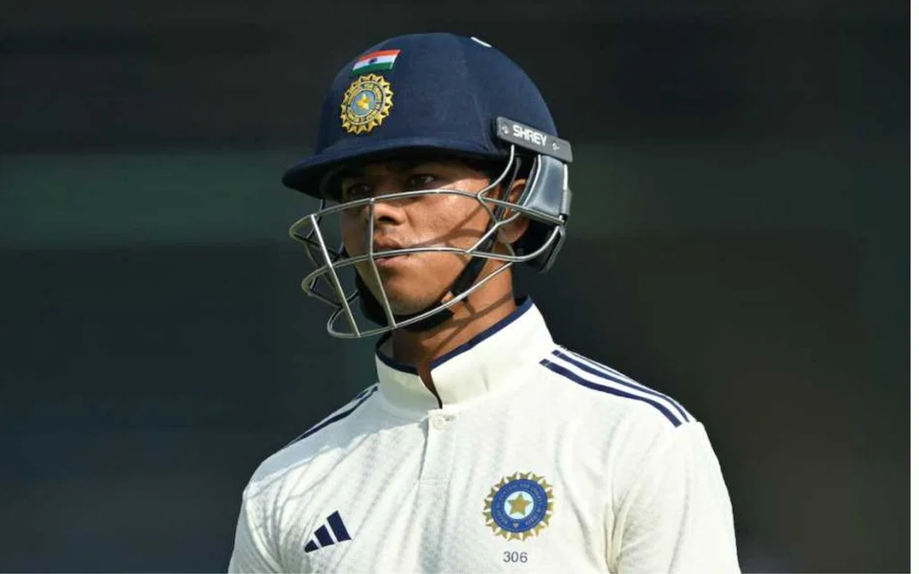 Yashasvi Jaiswal scored a patient fifty [Source: @SANDEEPMH07.x.com]