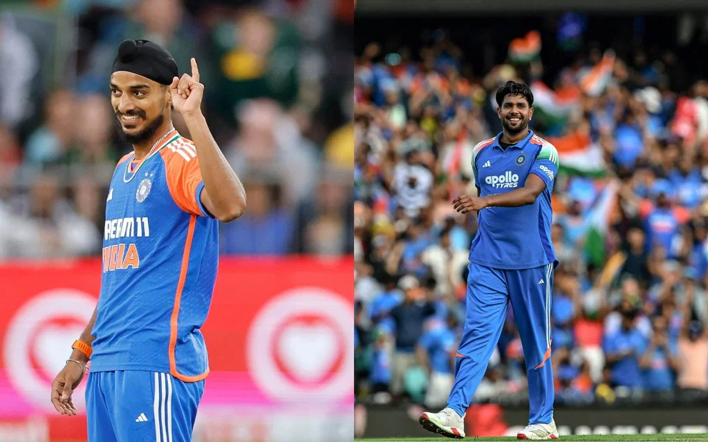 Arshdeep Singh and Harshit Rana [Source: AFP]