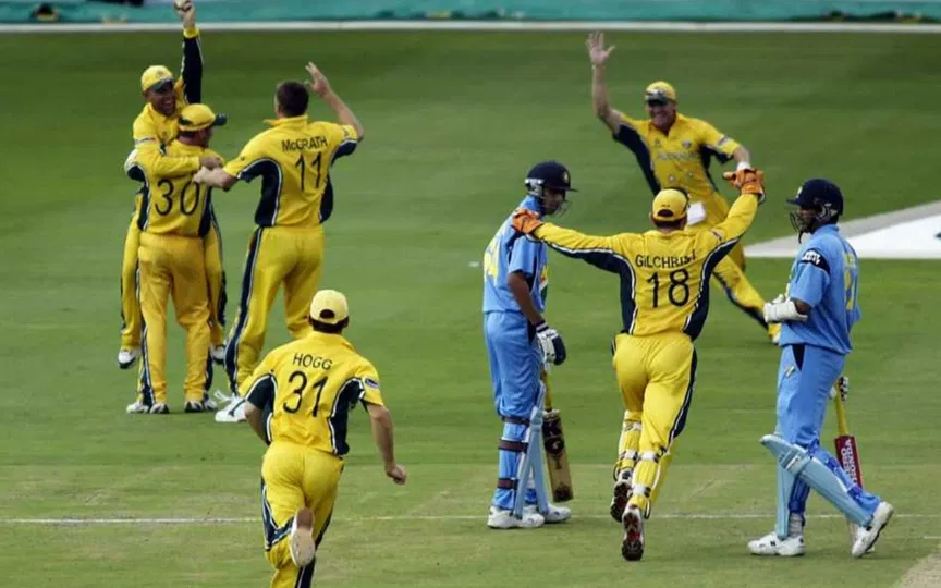 India lost to Australia in 2003 WC final [Source: X/@sachinyuvifan]