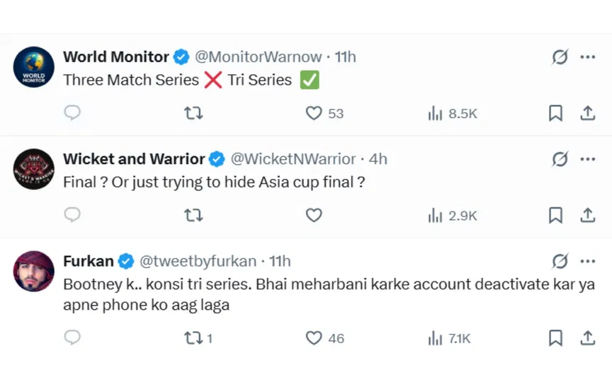 Tweets from users under Akmal's post [Source: Screengrab]