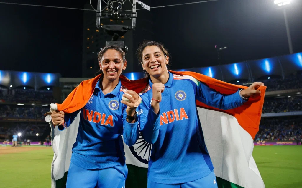 Harmanpreet Kaur and Smriti Mandhana [Source: @mufaddal_vohra/x]