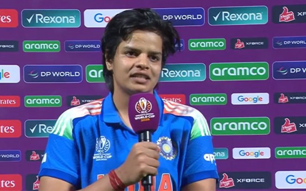 Shafali Verma after 2025 ICC Women's World Cup [Source: @Adityakrsaha/x]