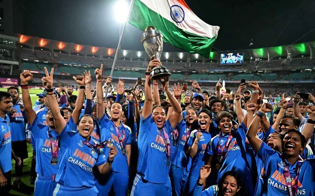 India Women's historic triumph (Source: @ImTanujSingh/x.com)