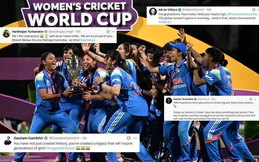 Cricketing Fraternity Congratulates IND-W news