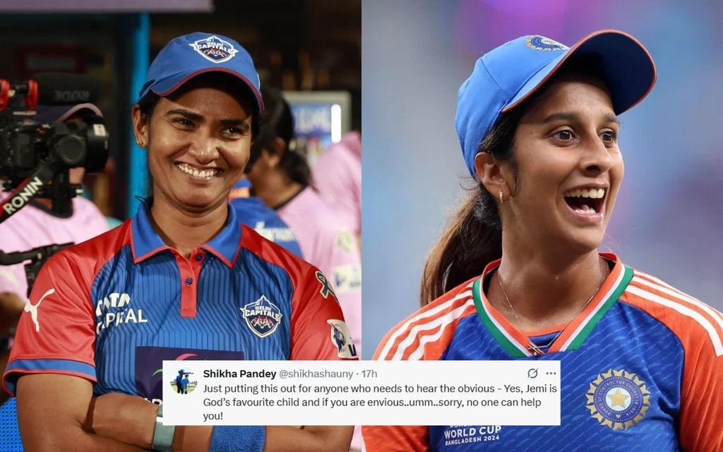 Shikha Pandey and Jemimah Rodrigues [Source: @shikhashauny/X.com]