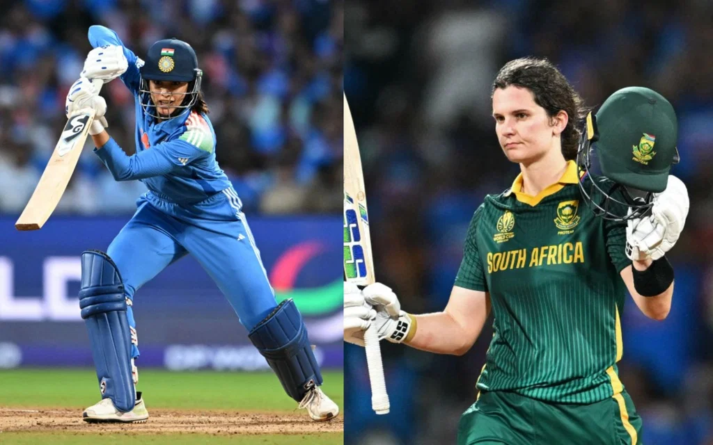 Smriti Mandhana and Laura Wolvaardt (Source: AFP)