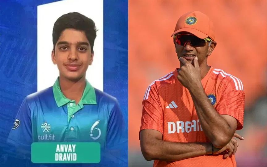 Rahul Dravid's younger son Anvay selected in U19 Challenger Trophy ahead of World Cup