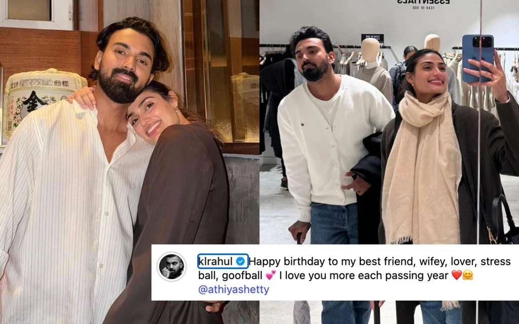 KL Rahul posts birthday greetings for wife Athiya Shetty [Source: @klrahul/IG]