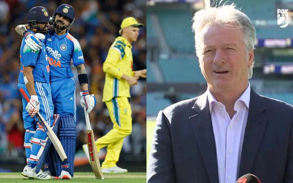 Virat Kohli and Rohit Sharma; and Steve Waugh [Source: @BCCI, @FoxCricket/x]