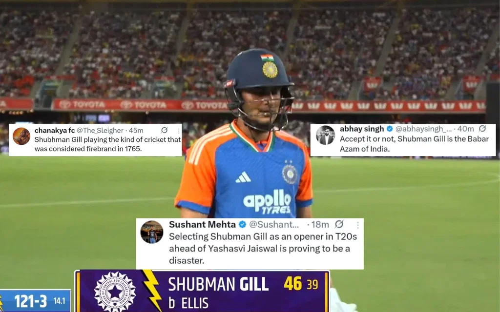 TR on Shubman Gill. [Source - @holdonletmecook/x.com]