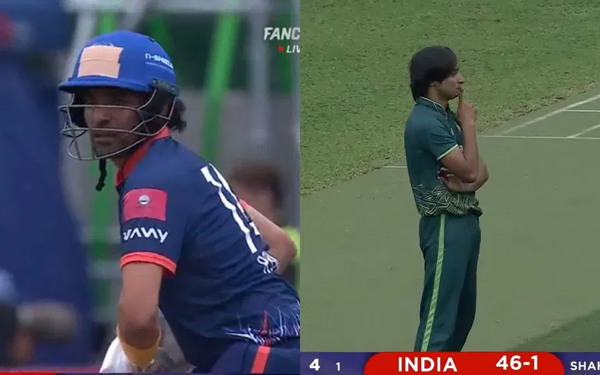 Finger on the lips! PAK pacer silences Uthappa, Binny with fiery send-off in Hong Kong Sixes