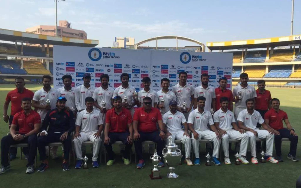 The champion of 2016-17 Ranji Trophy (Source: @GujaratRanji/x.com)