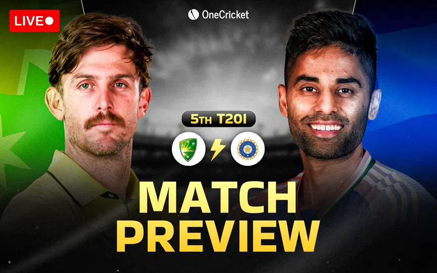 AUS vs IND live updates: 5th T20I match score, live streaming, toss update, highlights