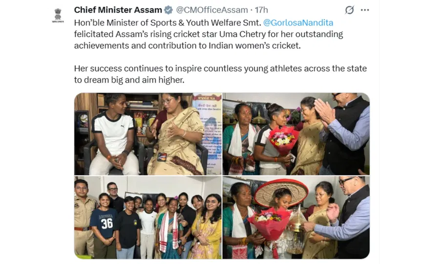 Screengrab from @CMOfficeAssam's X handle [Source: Screengrab]