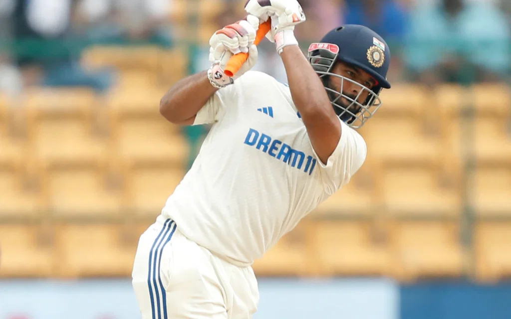 Pant scores fifty vs SA-A [Source: @riseup_pant17/x.com]
