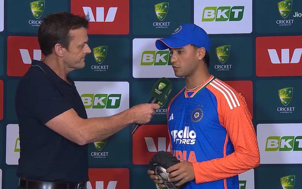 Abhishek Sharma wins player of the series - (Source: AFP)