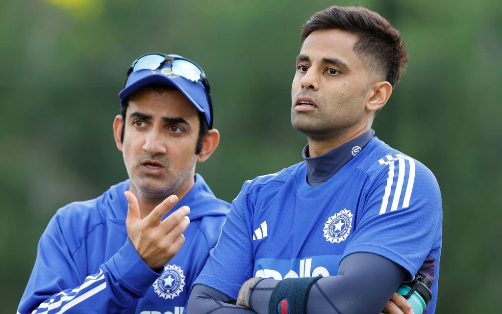 Gautam Gambhir and Suryakumar Yadav [Source: @BCCI/x.com]