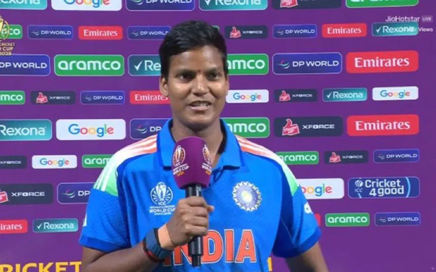 Deepti Sharma speaks news