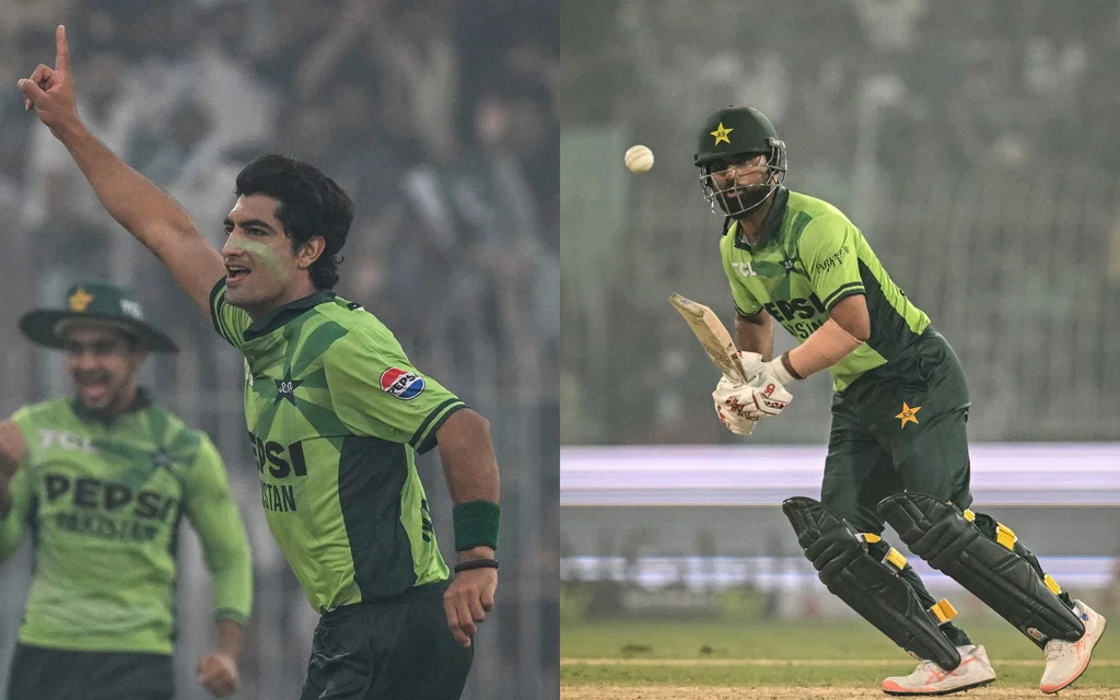 Naseem Shah and Fakhar Zaman [Source: AFP]