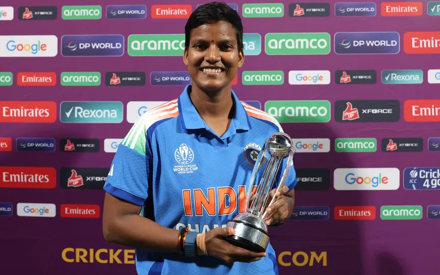 दीप्ति शर्मा की मुक्ति यात्रा [स्रोत: @ICC/X.com]