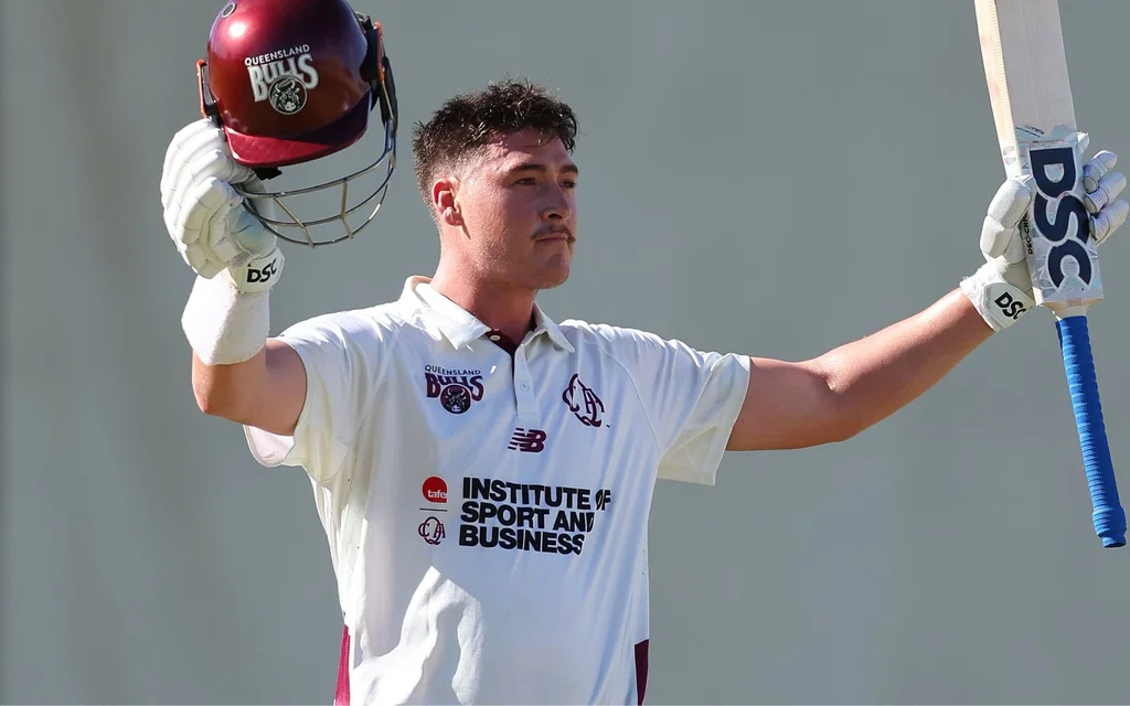 Matt Renshaw makes a statement after Ashes snub [Source: @qldcricket/X.com]