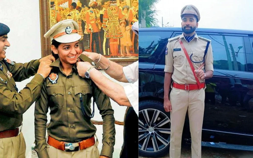 Harmanpreet Kaur and Mohammed Siraj (Source:@Bhaskarkalita77,x.com)