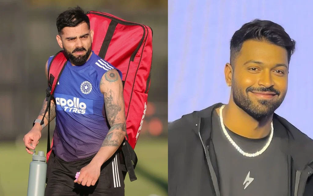 Virat Kohli and Hardik Pandya (Source:@Joecricket_,x.com)