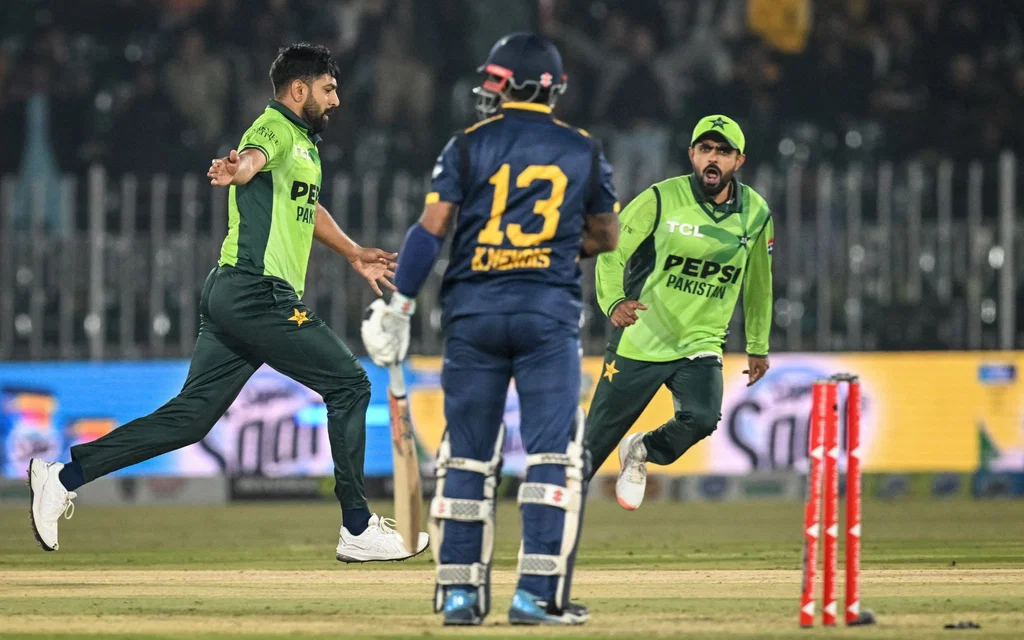 Haris Rauf defends Pakistan after criticism [Source: AFP Photos]