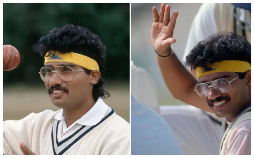 Narendra Hirwani's comeback in Cuttack [Source: X/@ICC]