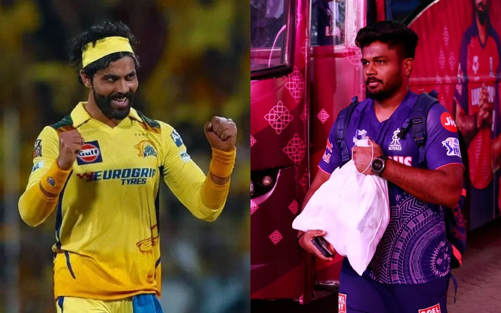 Ravindra Jadeja and Sanju Samson [Source: @mufaddal_vohra/X.com]