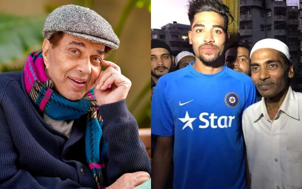 When Dharmendra was impressed with Siraj [Source: @Sanatani_Purnim, @Indepthcomments/X.com]