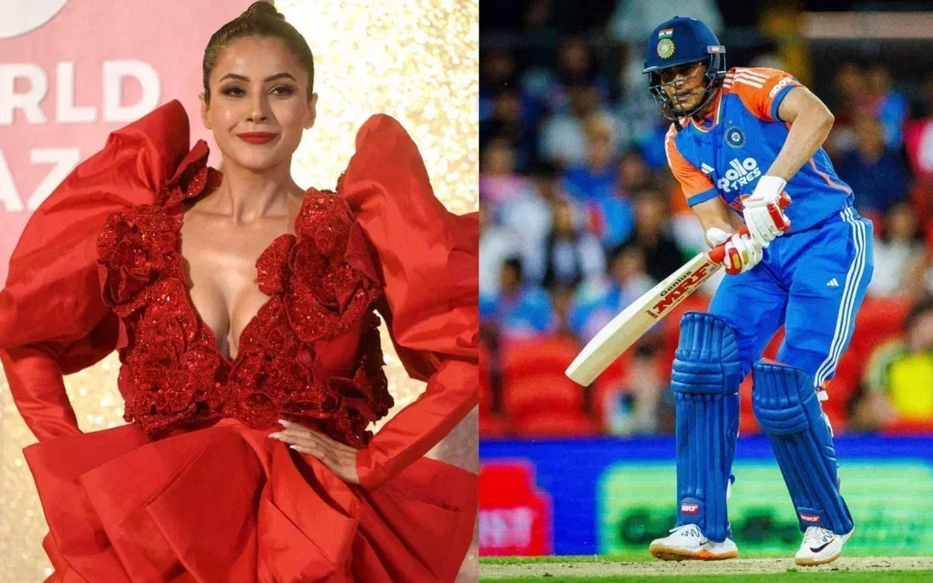 Shubman Gill and Shehnaaz Gill (Source: AFP)