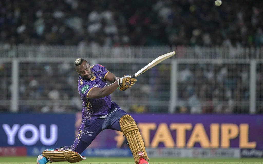 Andre Russell in action for KKR [Source: AFP]