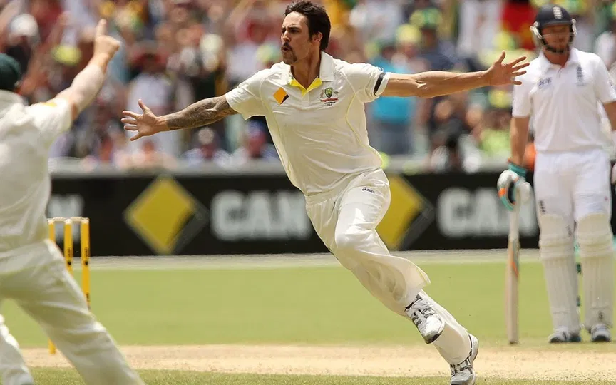 Mitchell Johnson at the Adelaide Oval [Source: cricket.com.au/YouTube]