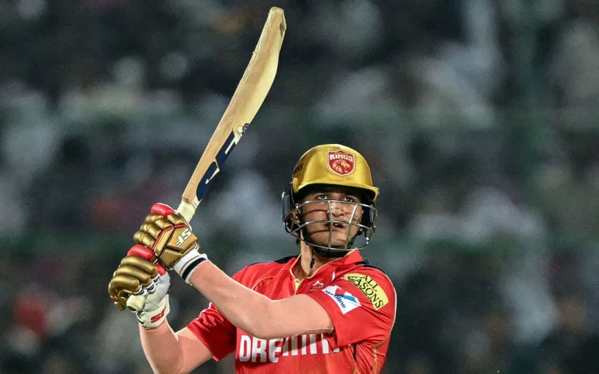 Priyansh Arya in action [Source: AFP]