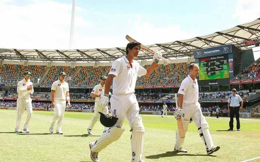 Alastair Cook in Ashes 2010-11 [Source: X/@ICC]