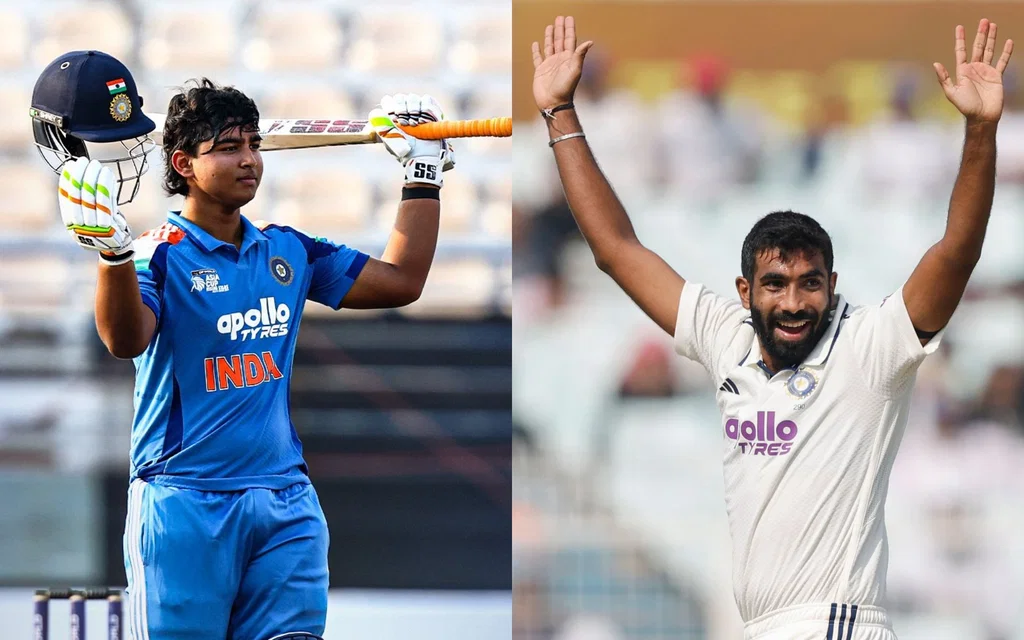 Vaibhav Suryavanshi and Jasprit Bumrah [Source: @BCCI/x]