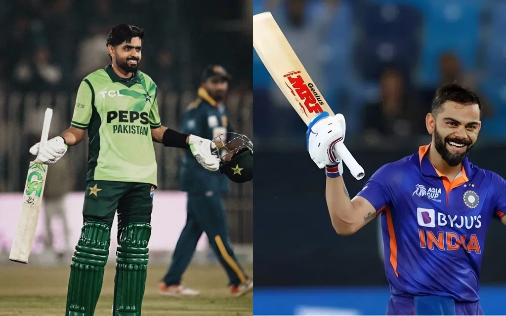 Babar Azam and Virat Kohli - (Source: Johns/X.com)