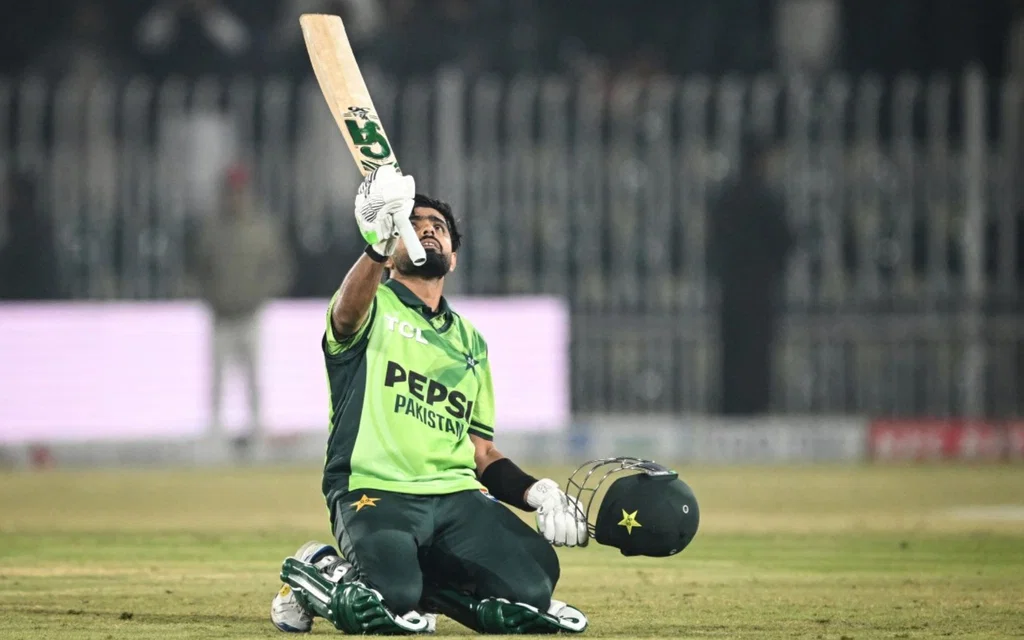 Babar Azam smashes his 20th ODI century [Source: AFP]