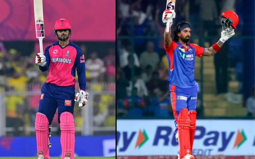 नितीश राणा और केएल राहुल [AFP]
