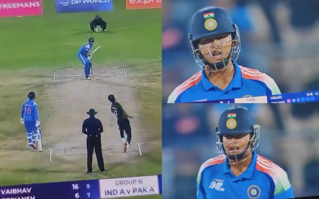 Suryavanshi's bold response to Pakistan bowler trying to sledge him (X.com/@NihariVsKorma)